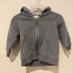 Carter's Charcoal Zip-Up Hoodie